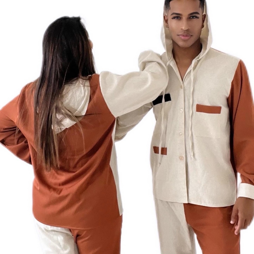 100% cotton Outing PJs/ suit - designer by Dani Levine